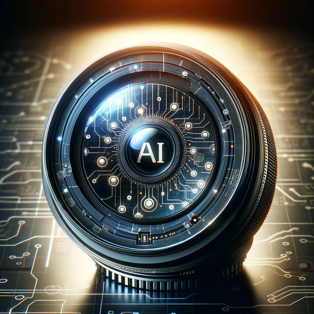 conceptual image representing AI in photography